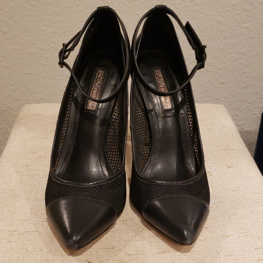 BCBG Cynthia Mesh Heels